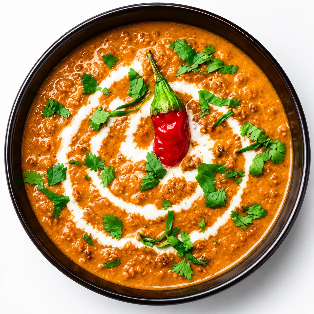 Dal Makhni — slow-simmered black lentils at Craving Curries Indian restaurant Winnipeg