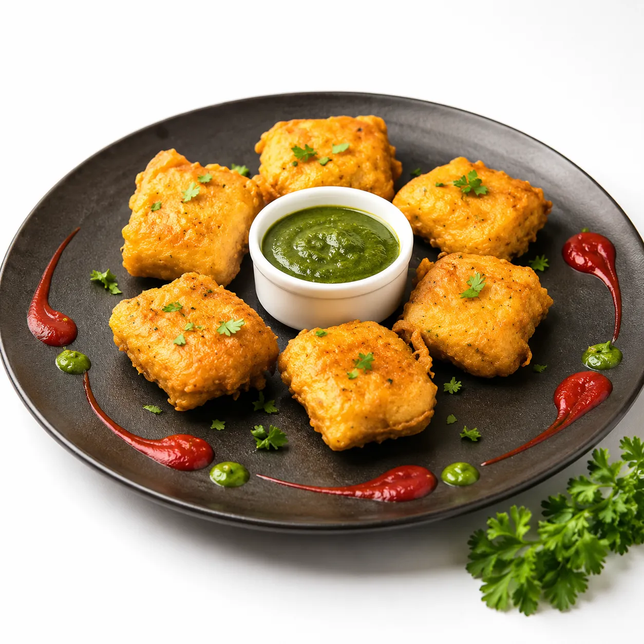 Crispy Indian appetizers and starters at Craving Curries Winnipeg
