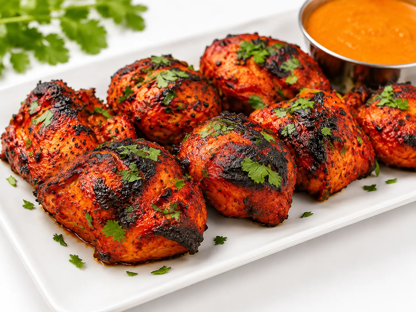 Chicken Tikka — tandoor-grilled spiced chicken at Craving Curries authentic Indian restaurant, Charleswood Winnipeg
